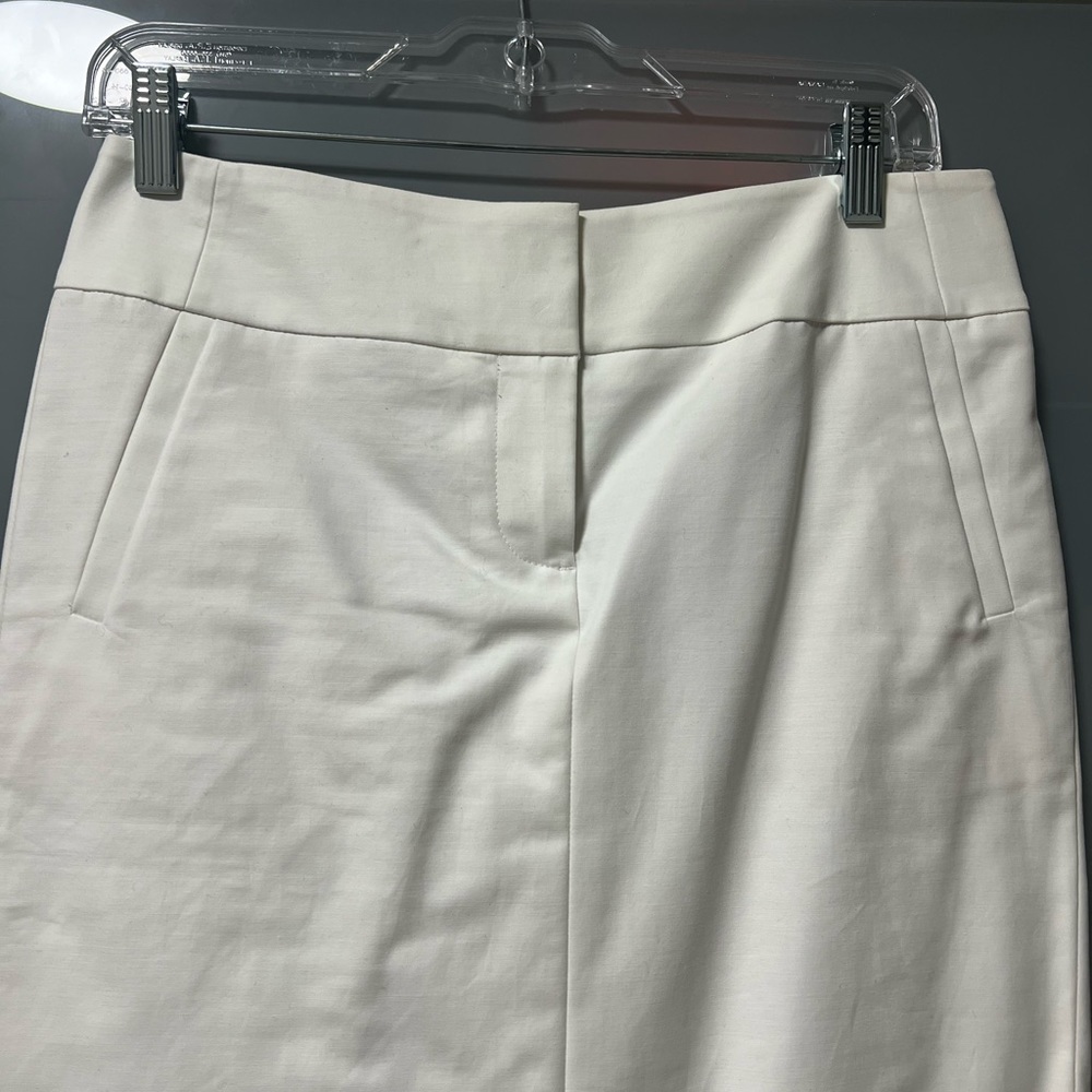 White/cream cassis pencil skirt size 2